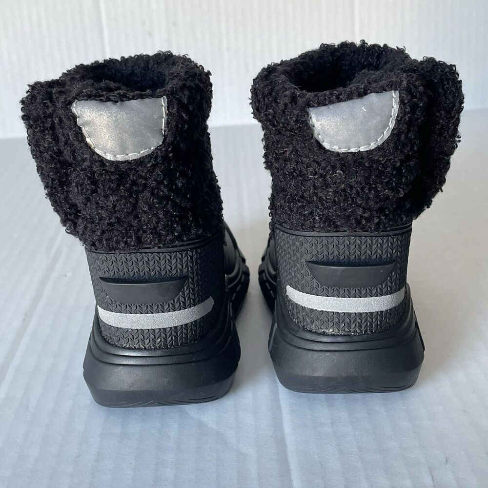 Hunter Kids Black Fleece-Lined Boots - Picture 5 of 12